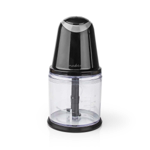 Nedis KAMC200CBK Zerkleinerer für Lebensmittel 260 W | 0.5 l | Plastik | 2- Geschindigkeit | Schwarz