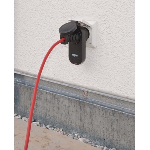Brennenstuhl BN-1507030 Funkschalt-Set RC CE1 0201, 2er Funksteckdosen Set (Außenbereich IP44, mit Handsender