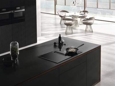 Miele KMDA 7473 FR-U   Induktionskochfeld mit integriertem Dunstabzug 