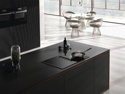 Miele KMDA 7473 FR-U  Induktionskochfeld  mit integriertem Dunstabzug 