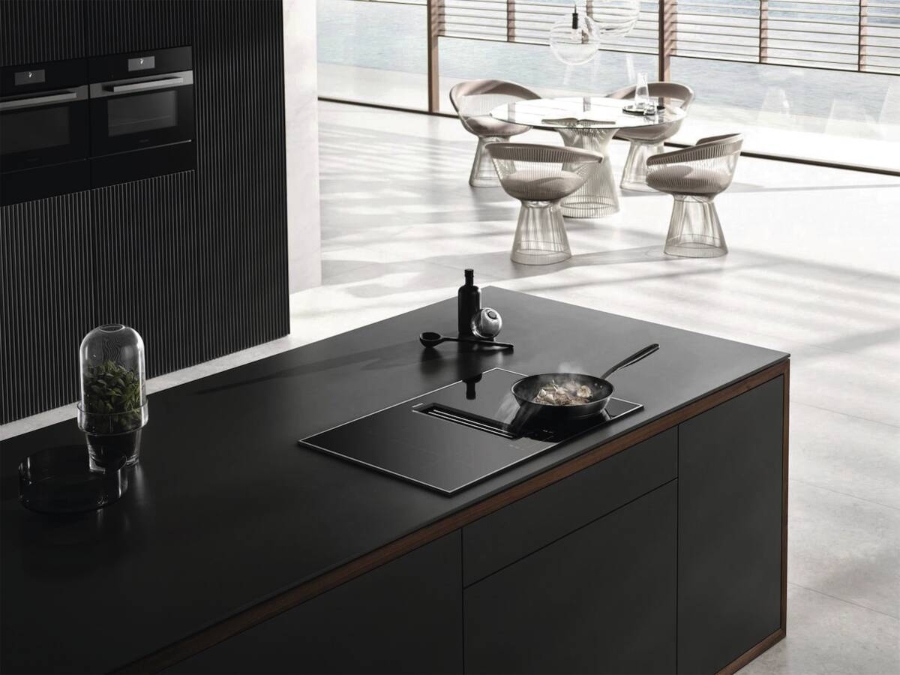 Miele KMDA 7473 FR-U  Induktionskochfeld  mit integriertem Dunstabzug 