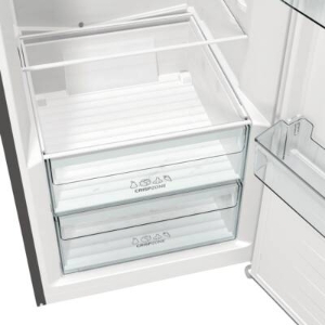 Gorenje R619EES5 Kühlschrank Stand Silber  EEK:E Gerätemaß (B x H x T): 59.5x185x66.3 cm