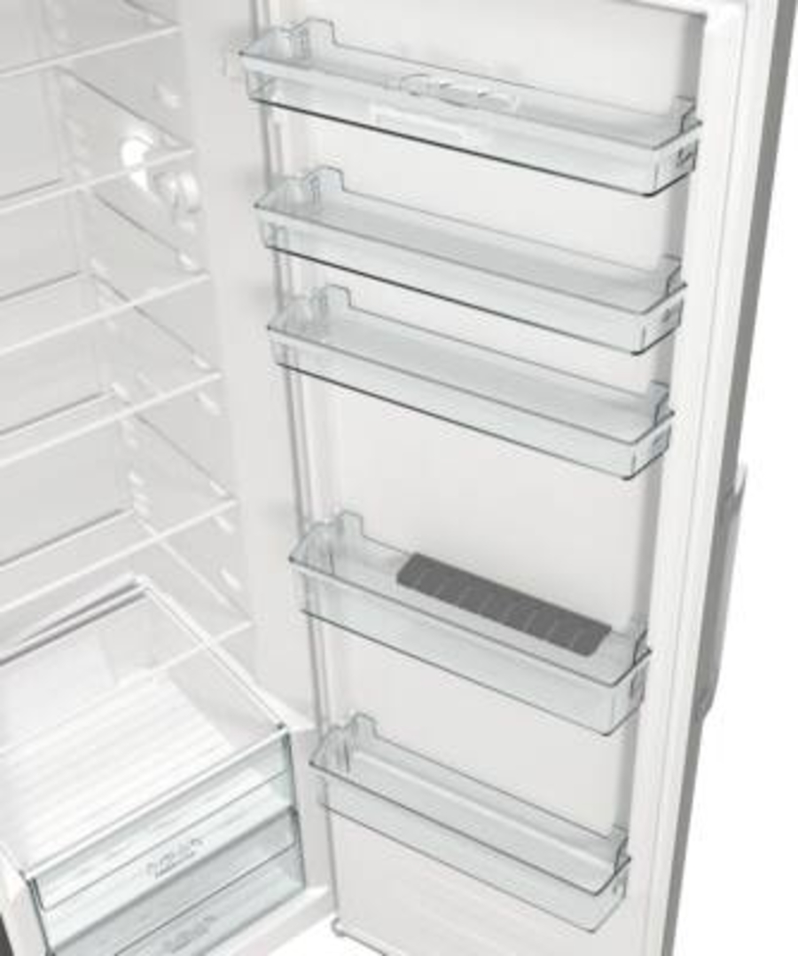 Gorenje R619EES5 Kühlschrank Stand Silber  EEK:E Gerätemaß (B x H x T): 59.5x185x66.3 cm