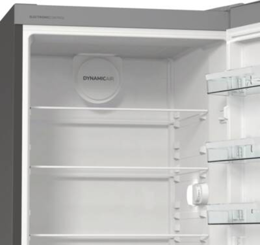 Gorenje R619EES5 Kühlschrank Stand Silber  EEK:E Gerätemaß (B x H x T): 59.5x185x66.3 cm
