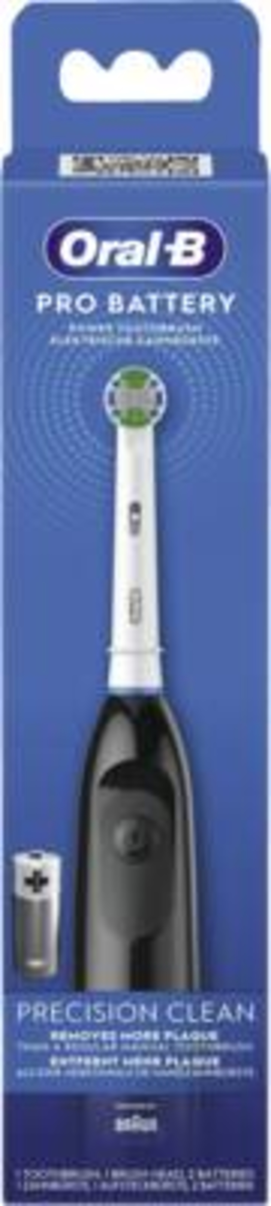 Oral-B Pro Battery Precision Clean Zahnbürste Schwarz 