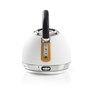 Nedis KAWK520EWT Wasserkocher 1.8 l | Soft-Touch | Weiss  | Um 360 Grad drehbar
