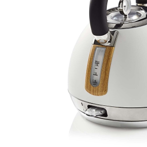 Nedis KAWK520EWT Wasserkocher 1.8 l | Soft-Touch | Weiss  | Um 360 Grad drehbar