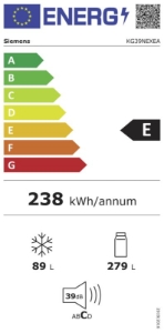 Siemens KG39NEXEB Kühl-Gefrierkombination  HxB:203 x 60 cm BlackSteel