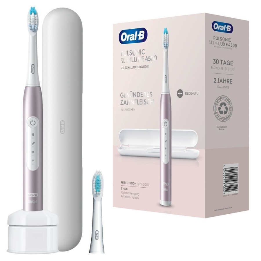 Oral-B Pulsonic Slim Luxe 4500 Schallzahnbürste Rosegold 