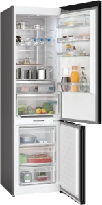 Siemens KG39N4XCF iQ500 Kühl-Gefrierkombination BlackSteel HxB:203 x 60 cm 