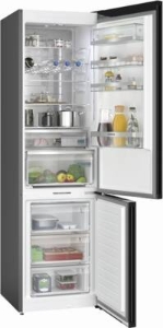 Siemens KG39N4XCF iQ500 Kühl-Gefrierkombination BlackSteel HxB:203 x 60 cm 