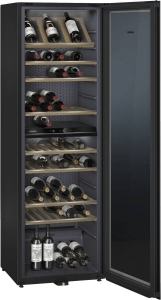 Siemens KW36KATGA Weinlagerschrank mit Glastür, 186 x 60 cm silber für 199 Flaschen à 0.75l 