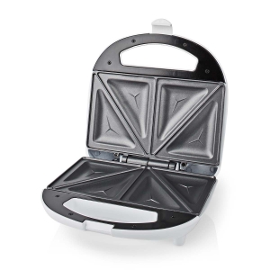 Nedis KASM110FWT Sandwichmaker 700 W | 20.5 x 12 cm | 