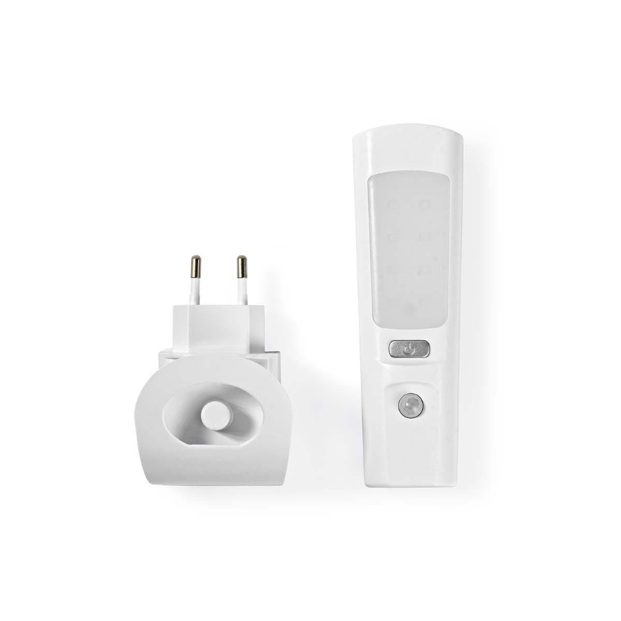 Nedis LNLGTRHWT Orientierungs-LED-Licht und Taschenlampe Netzstromversorgung | 220 - 240 V AC 50 Hz | 1.3 W 
