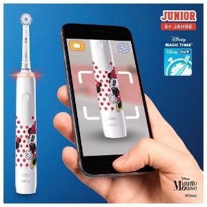 Oral-B Junior Minnie Mouse Elektrische Kinderzahnbürste Weiß 