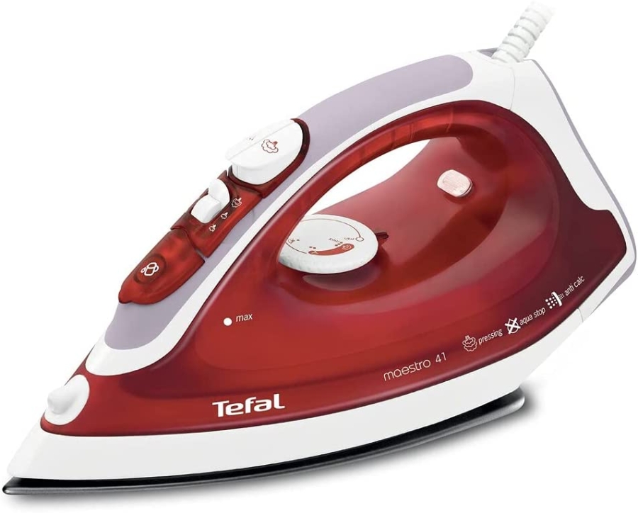 Tefal FV 3776 Bügeleisen Maestro Dampfbügeleisen, 2300W Keramikbügelsohle, extra Dampfstoß 110 g/min