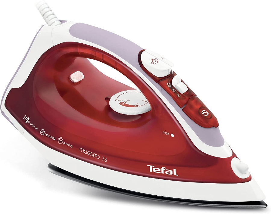 Tefal FV 3776 Bügeleisen Maestro Dampfbügeleisen, 2300W Keramikbügelsohle, extra Dampfstoß 110 g/min