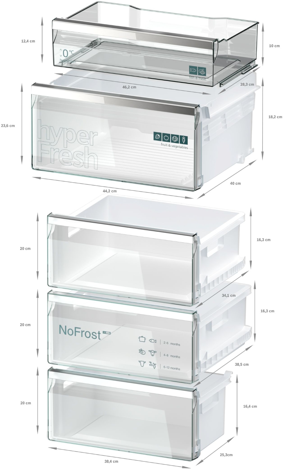 Siemens KG39NAIAT Kühl-Gefrier Kombination, NoFrost Edelstahl antiFingerprint