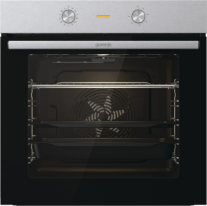 Gorenje BO6717E03X Backofen mit Dampfunterstützung edelstahl,versenkbare Knebel