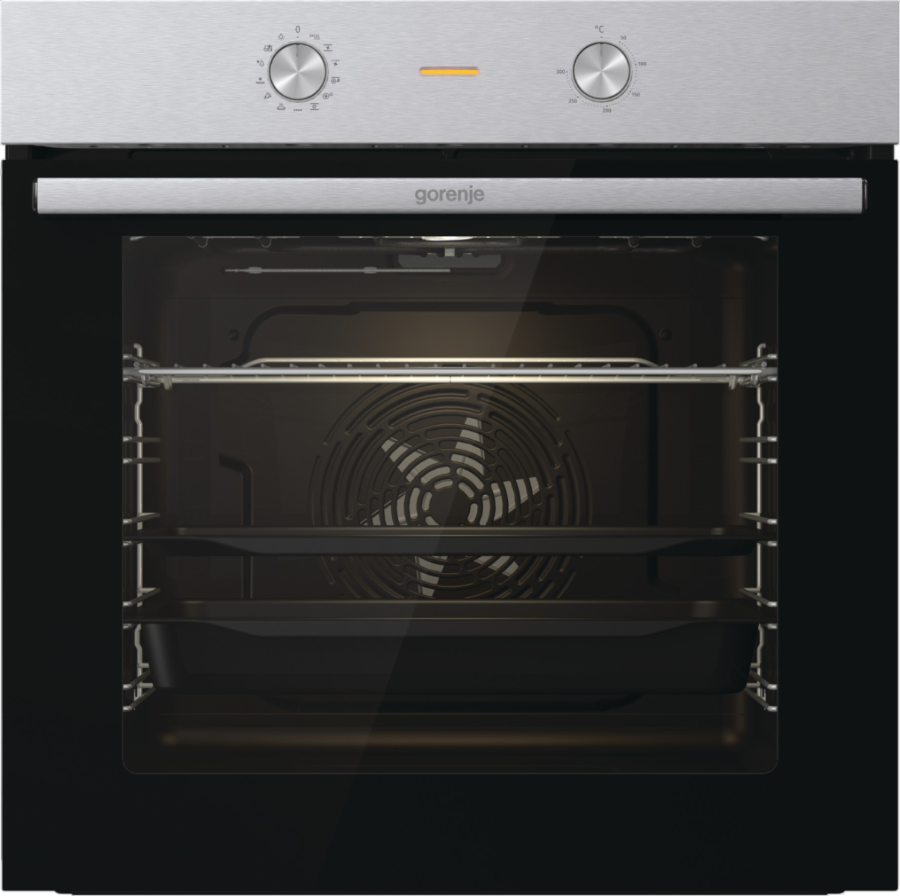 Gorenje BO6717E03X Backofen mit Dampfunterstützung edelstahl,versenkbare Knebel