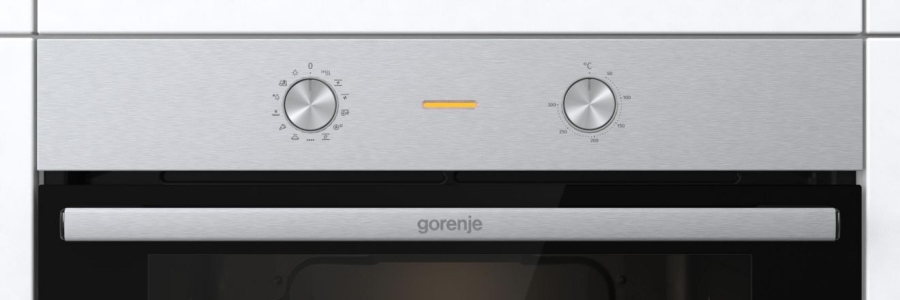 Gorenje BO6717E03X Backofen mit Dampfunterstützung edelstahl,versenkbare Knebel