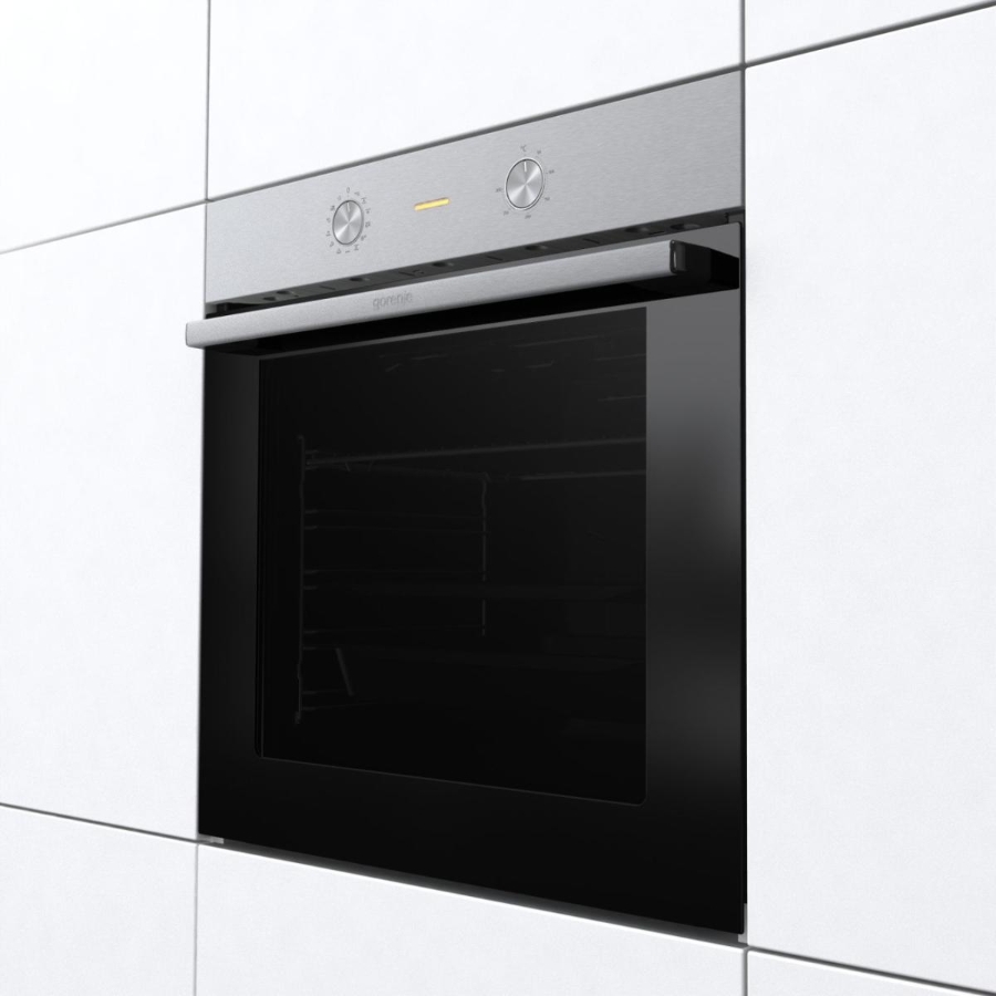Gorenje BO6717E03X Backofen mit Dampfunterstützung edelstahl,versenkbare Knebel