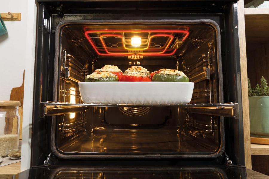 Gorenje BO6717E03X Backofen mit Dampfunterstützung edelstahl,versenkbare Knebel