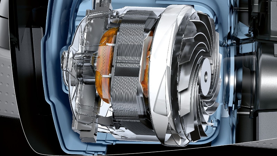 Siemens VSC3320 iQ300 Bodenstaubsauger mit Beutel blau 