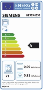 Siemens HE579HBS6  Einbau-Herd HomeConnect, activeClean