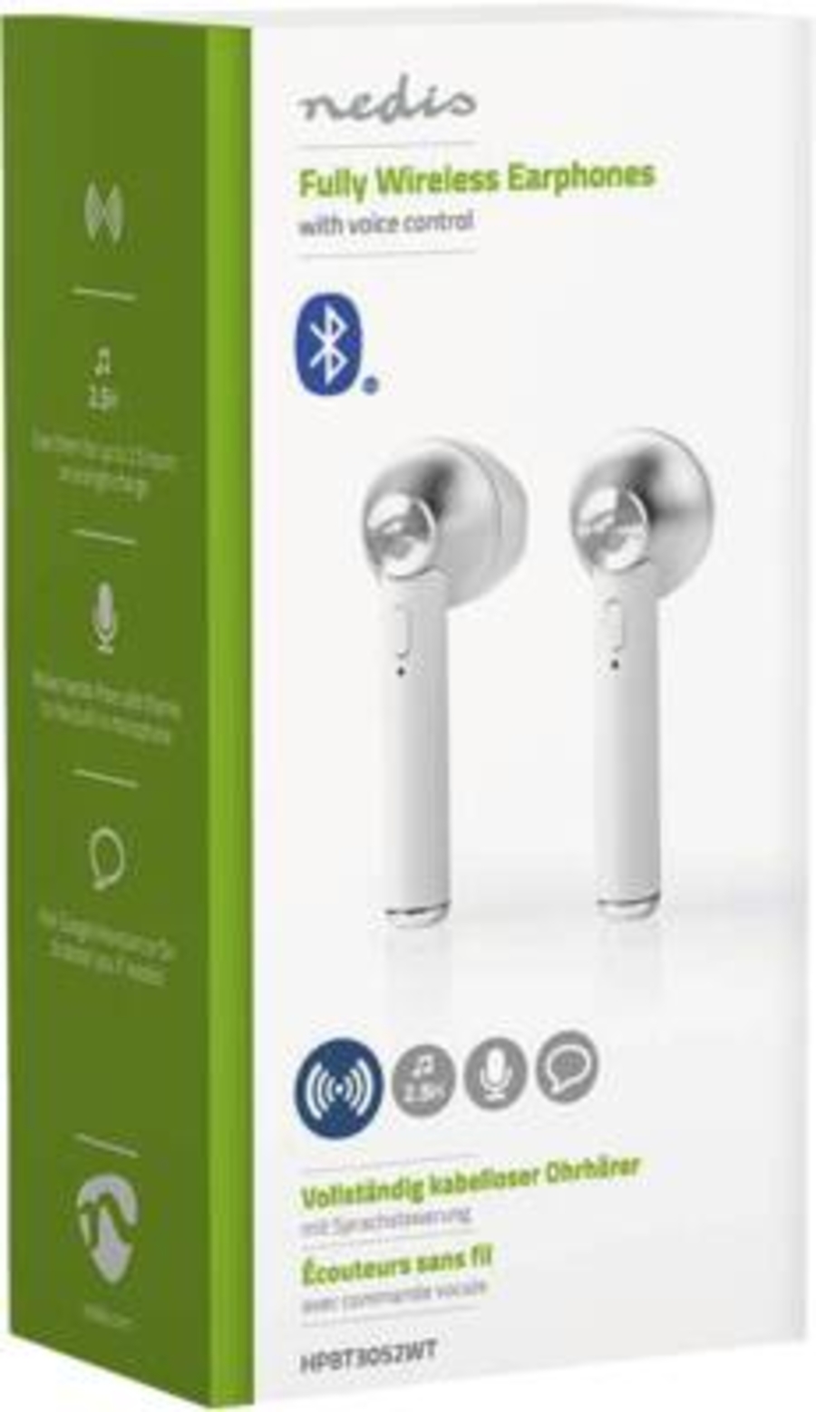 Nedis Wireless-Kopfhörer mit Mikrofon   HPBT3052WT