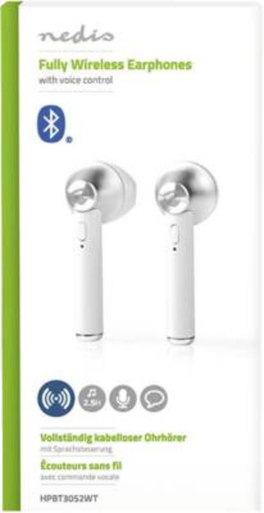 Nedis Wireless-Kopfhörer mit Mikrofon   HPBT3052WT