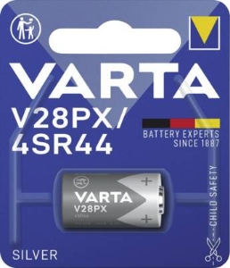 Varta V28PX (4SR44)Fotobatterie Fotobatterie V28PX Fotobatterie 4SR44 Silberoxid 145 mAh 6.2 V 