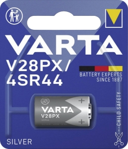 Varta V28PX (4SR44)Fotobatterie Fotobatterie V28PX Fotobatterie 4SR44 Silberoxid 145 mAh 6.2 V 