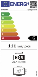 Samsung QE65QN93BATXXN Fernseher Neo QLED 4K UHD Carbon-Silber