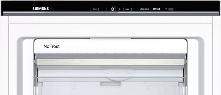 Siemens GS51NAWCV Gefrierschrank Stand Weiss NoFrost,HxBxT:1610x700x780mm 