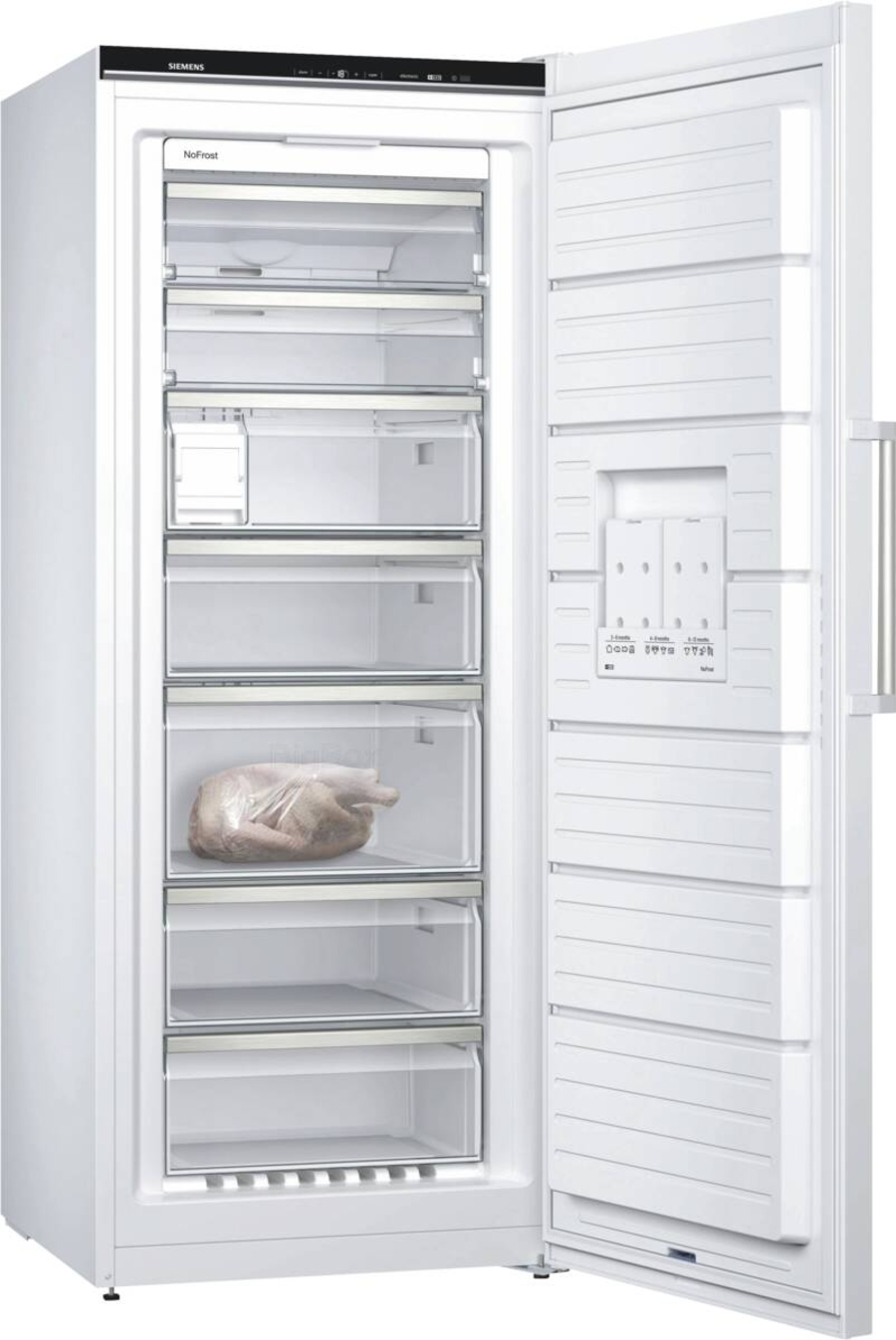 Siemens GS54NAWCV iQ500 Freistehender Gefrierschrank 176 x 70 cm  weiß