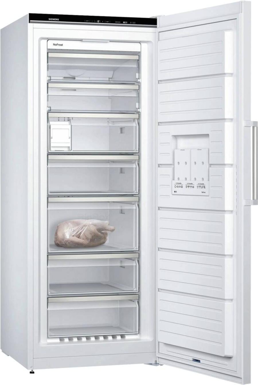 Siemens GS54NAWCV iQ500 Freistehender Gefrierschrank 176 x 70 cm  weiß