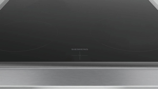 Siemens EA64RGNA1E iQ300, Elektro-Kochfeld, 60cm herdgesteuert, Schwarz, Mit Rahmen aufliegend