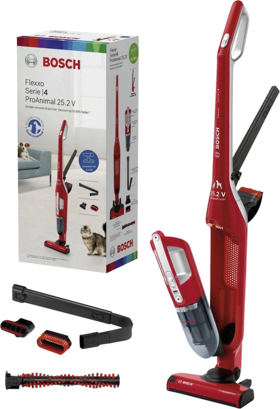 Bosch BBH3ZOO25 Akku-Staubsauger Rot 