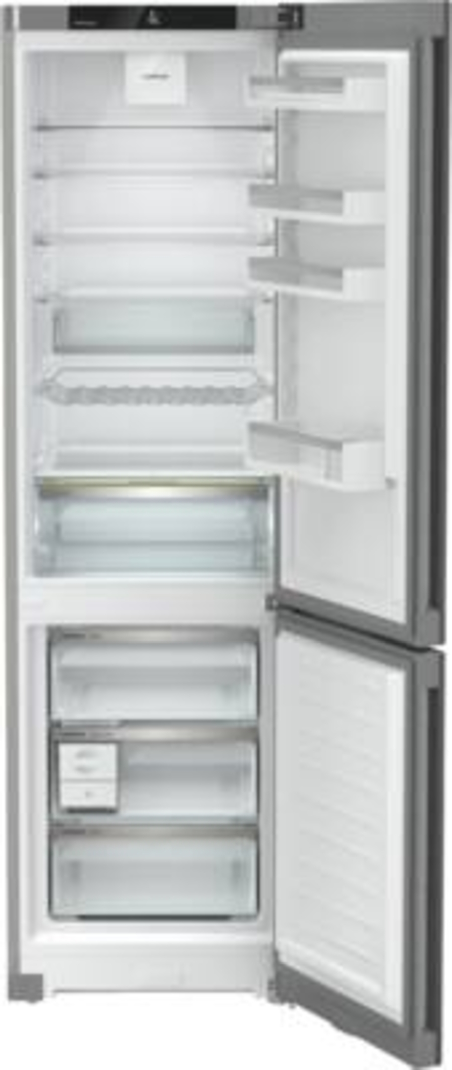 Liebherr CNsdc 5723-20 Kühl-Gefrierkombination mit  EasyFresh und NoFrost Edelstahl-Silber