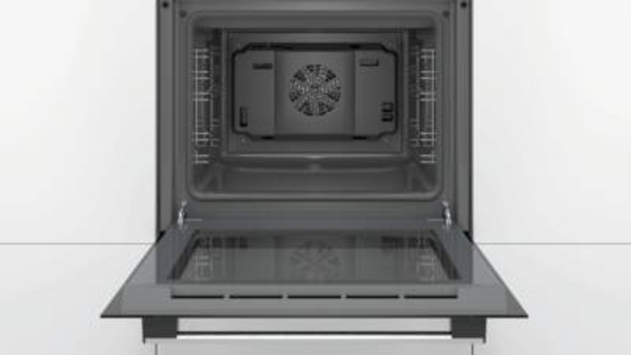 Bosch HEF113BS1 Herde Einbau Edelstahl-Schwarz 