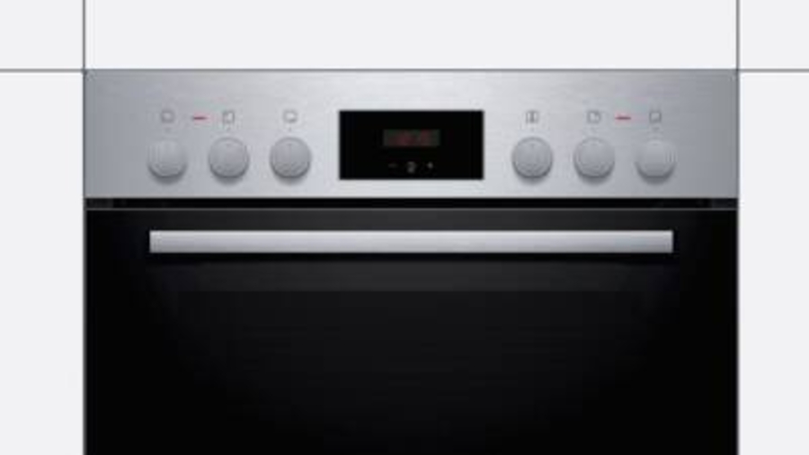 Bosch HEF113BS1 Herde Einbau Edelstahl-Schwarz 