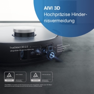 Ecovacs DEEBOT X1 PLUS Staubsaugerroboter mit Wischfunktion und automatischer Absaugstation,5200mAh Batterie