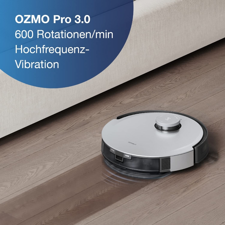 Ecovacs DEEBOT X1 PLUS Staubsaugerroboter mit Wischfunktion und automatischer Absaugstation,5200mAh Batterie