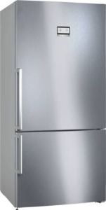 Bosch KGN86AIDR Kühl-Gefrierkombination Stand NoFrost,VitaFresh  plus,Edelstahl-Grau 86 cm Breit,631 Liter