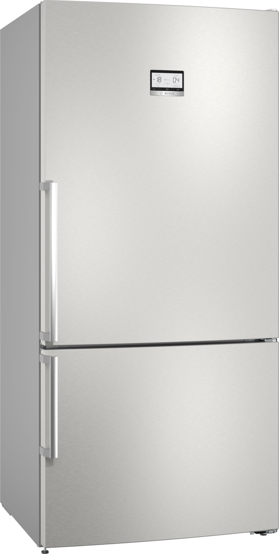 Bosch KGN86AIDR Kühl-Gefrierkombination Stand NoFrost,VitaFresh  plus,Edelstahl-Grau 86 cm Breit,631 Liter