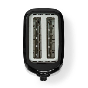 Nedis KABT150EBK Toaster 2 Steckplätze | Bräunungsstufen: 6 | Schwarz