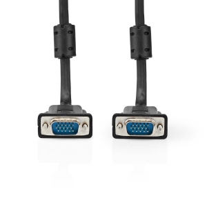 Nedis CCGB59000BK20 VGA-Kabel 2.00m VGA Stecker | VGA Stecker | Vernickelt 