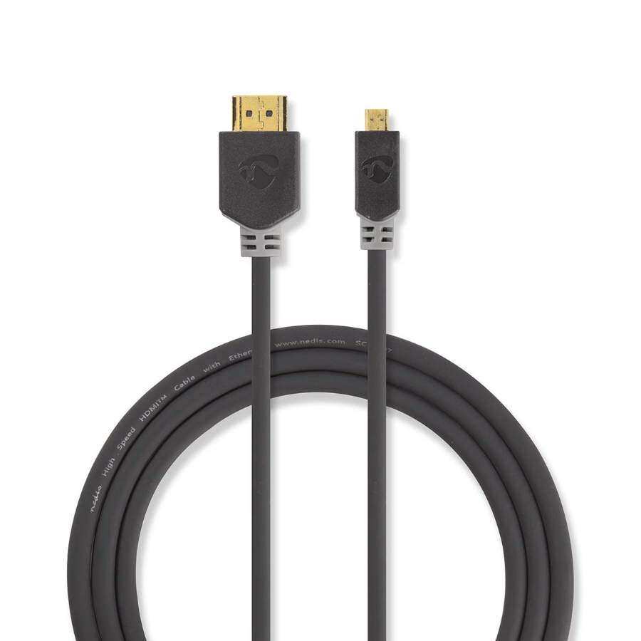 Nedis CVBW34700AT20 High Speed ​​HDMI ™ Kabel mit Ethernet HDMI™ Stecker | HDMI™ Micro Stecker | 4K@30Hz | 