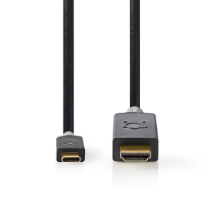 Nedis CCBW64655AT20 USB-C™ Adapter  USB 3.2 Gen 1 | USB-C™ Stecker | HDMI™ Stecker |
